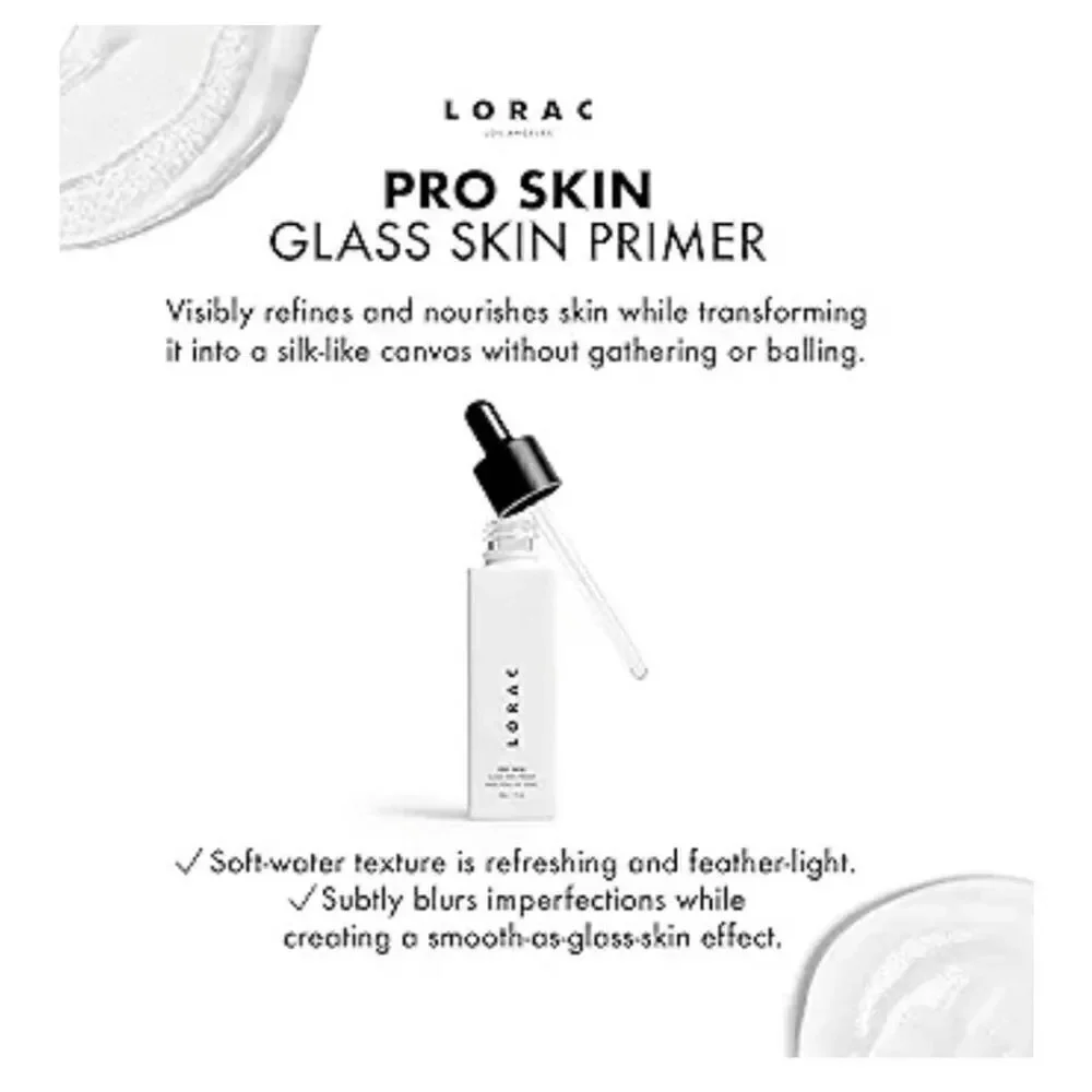 LORAC Pro Skin Glass Skin Primer, New, 1 fl oz.